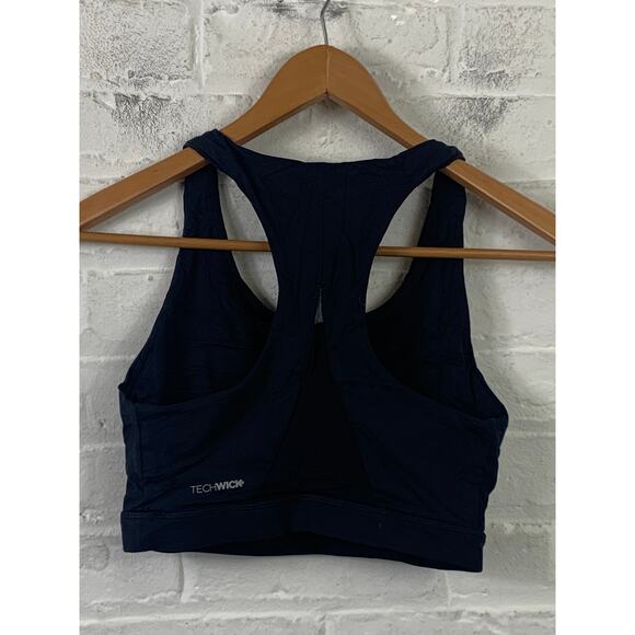 Eastern Mountain Sports Women's Techwick Sports Bra Stretch Casual Black Size S - Picture 2 of 5